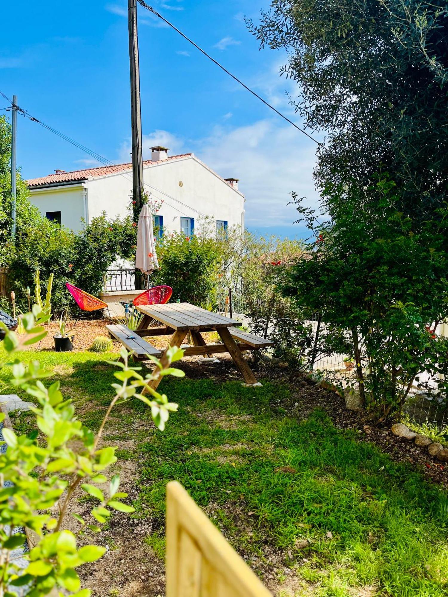 La Cave Marine Du Trottel Apartment อฌักซิโอ้ ภายนอก รูปภาพ